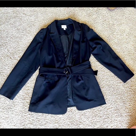 Nine West black Belted Blazer Size XL